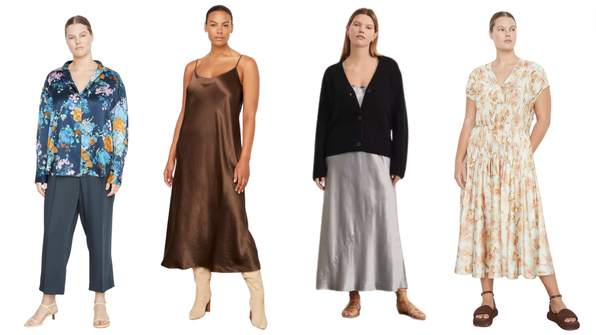Vince plus size designer clothes size inclusive luxury brands Natalie in the City