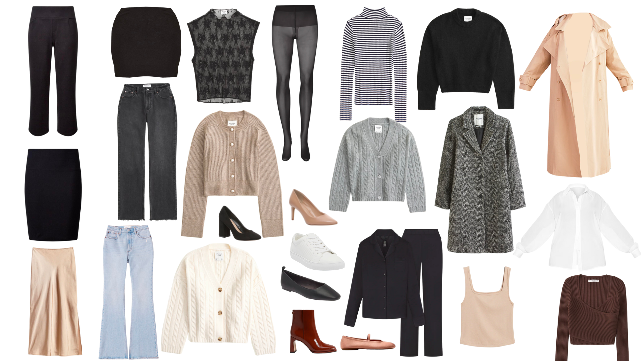 Plus size fashion blogger Natalie in the City shares her tips for building a capsule wardrobe that's affordable for plus size women.